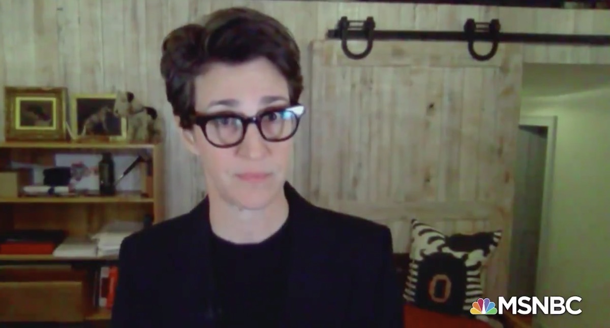 rachel maddow talks partner susan's covid battle on msnbc show