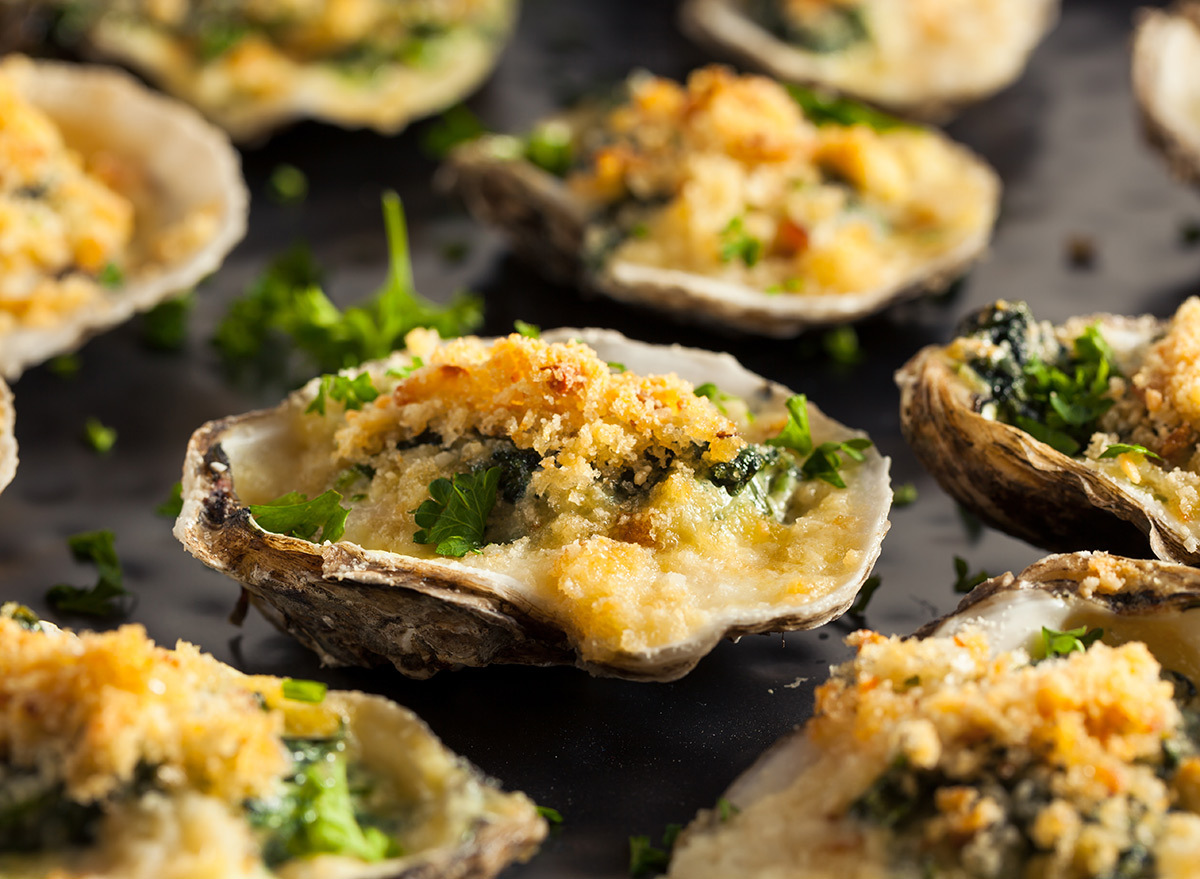 Oysters rockefeller