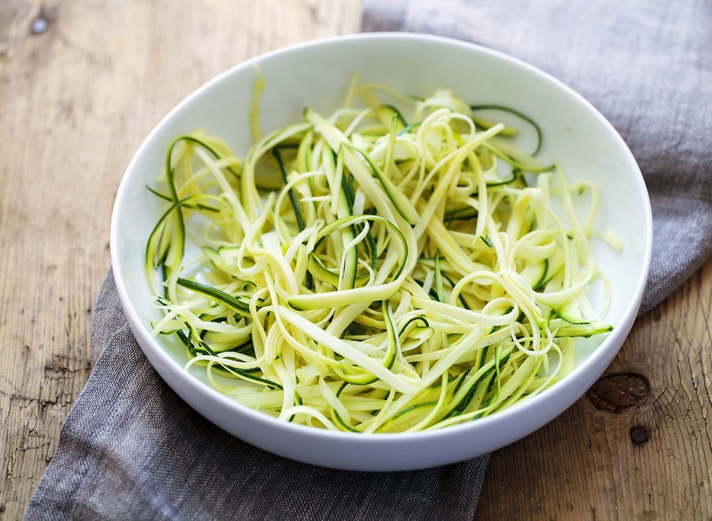 Zucchini noodles zoodles