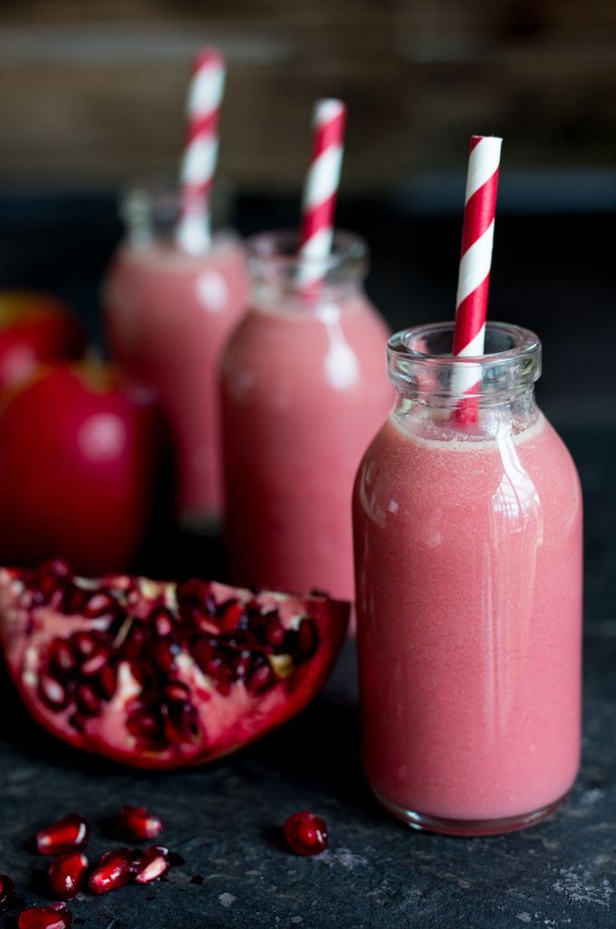 5. Blueberry-Pomegranate Smoothie - Top 10 Winter Smoothie