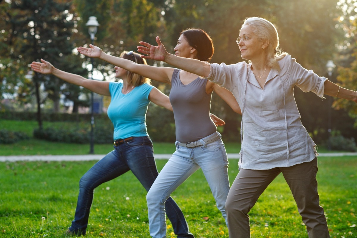 yoga stretching for exercising habits that slow down aging