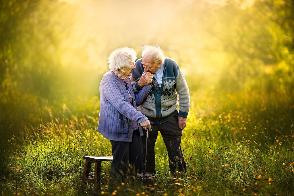 elderly couple