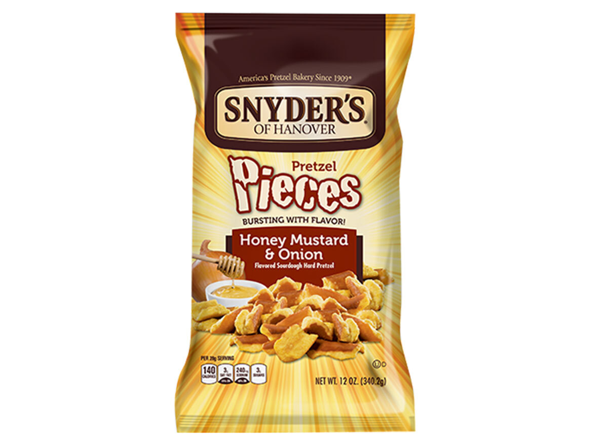 snyders of hanover honey mustard onion pretzel pieces