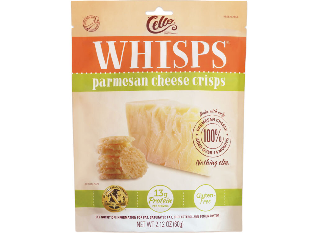 Cello whisps parmesan - low carb snacks