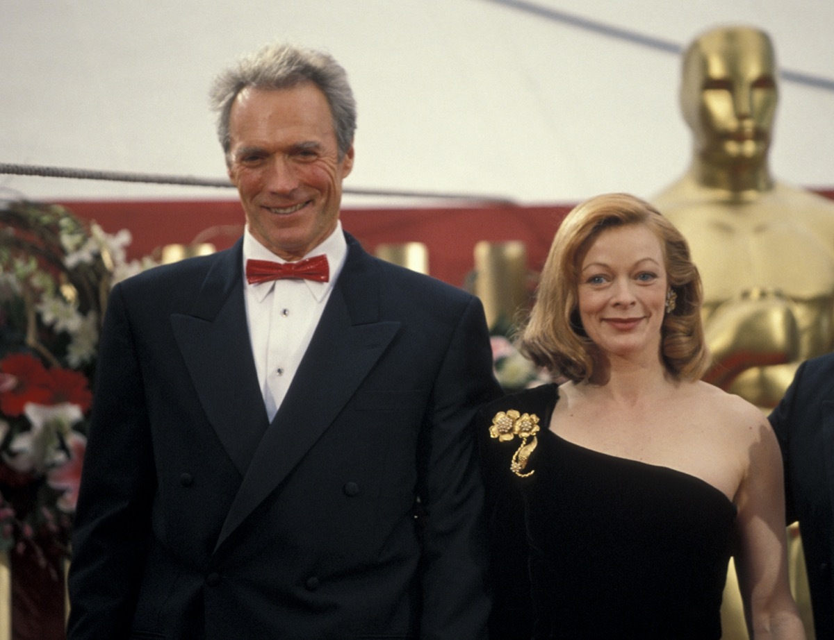 Clint Eastwood and Frances Fisher in 1993