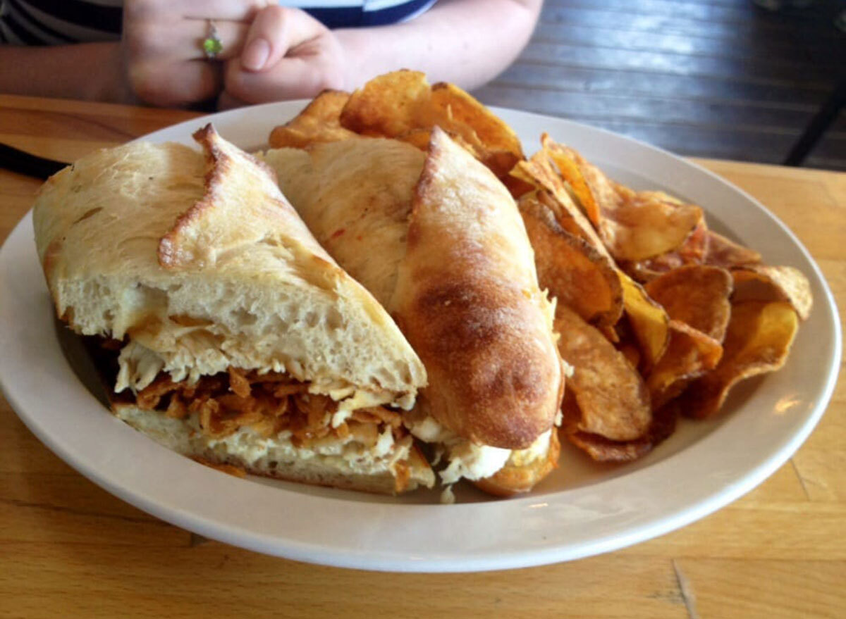 secret sandwich society truman sandwich image with chips on plate