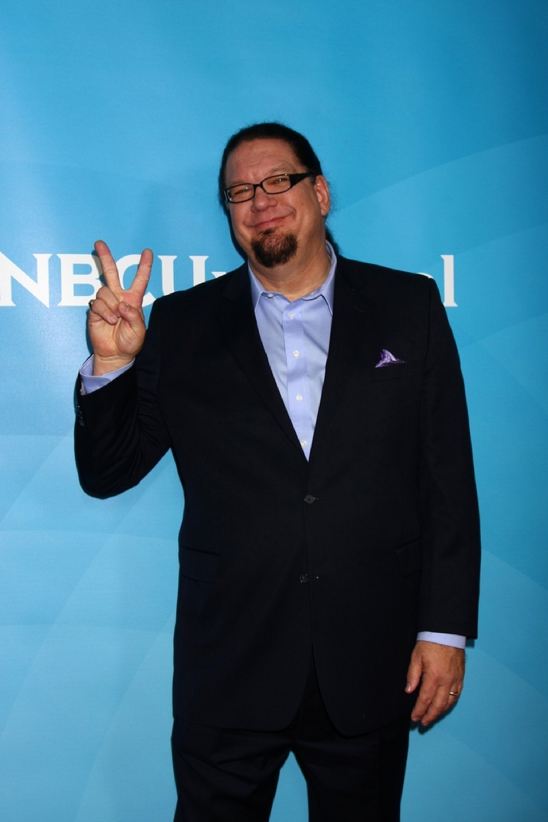 penn jillette on the red carpet