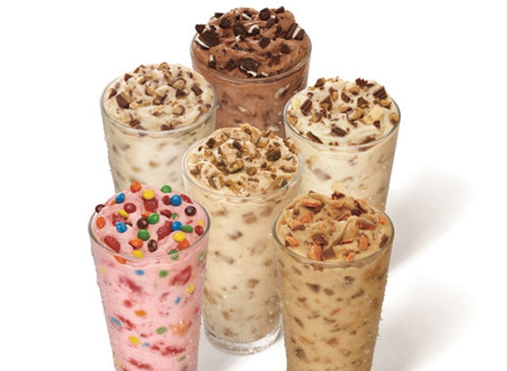 Sonic custard concrete dessert