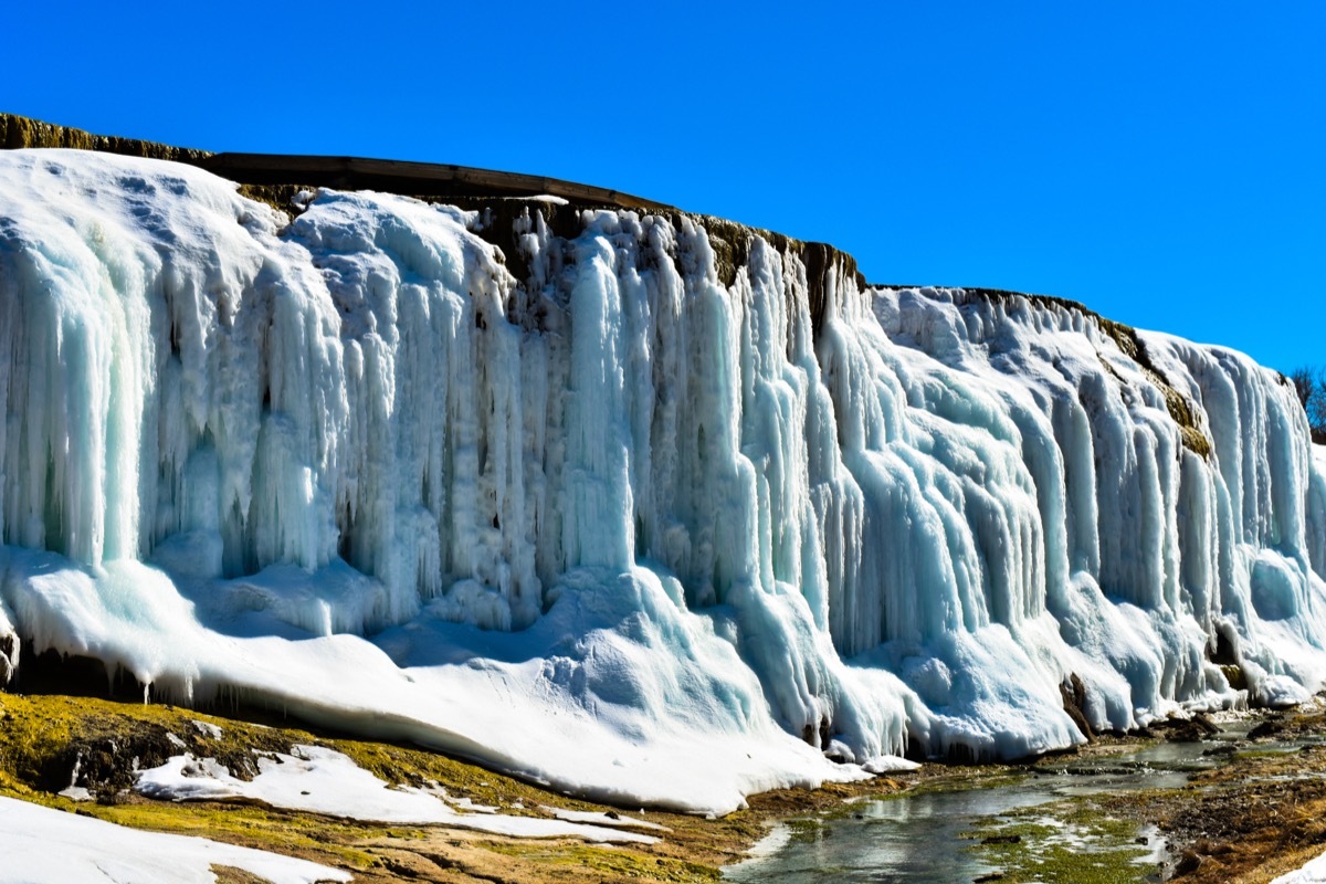 hot springs state park in thermopolis, wyoming