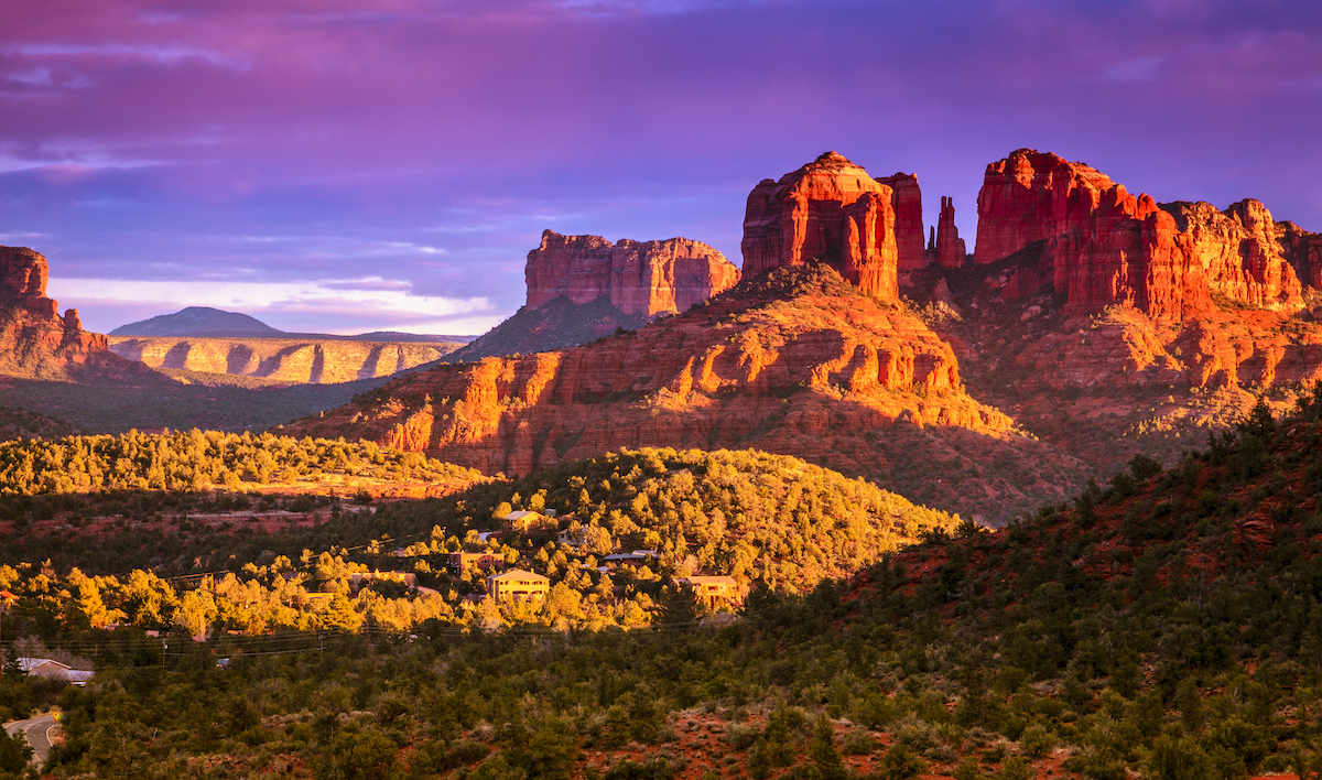 cathedral rock formation in Arizona