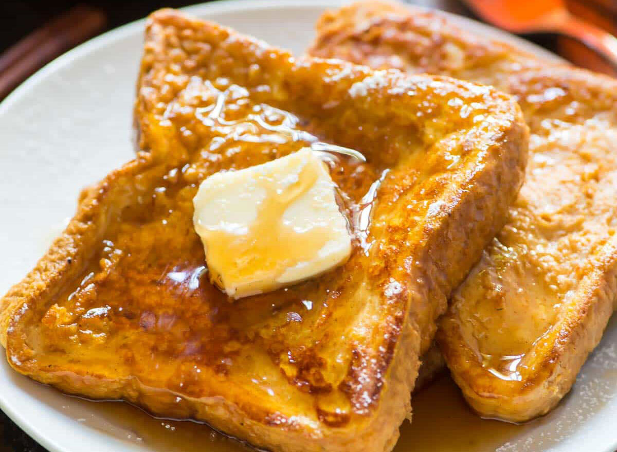 healthy breakfast for kids pumpkin french toast