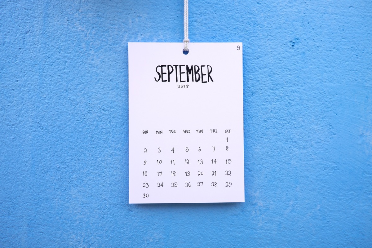 september calendar