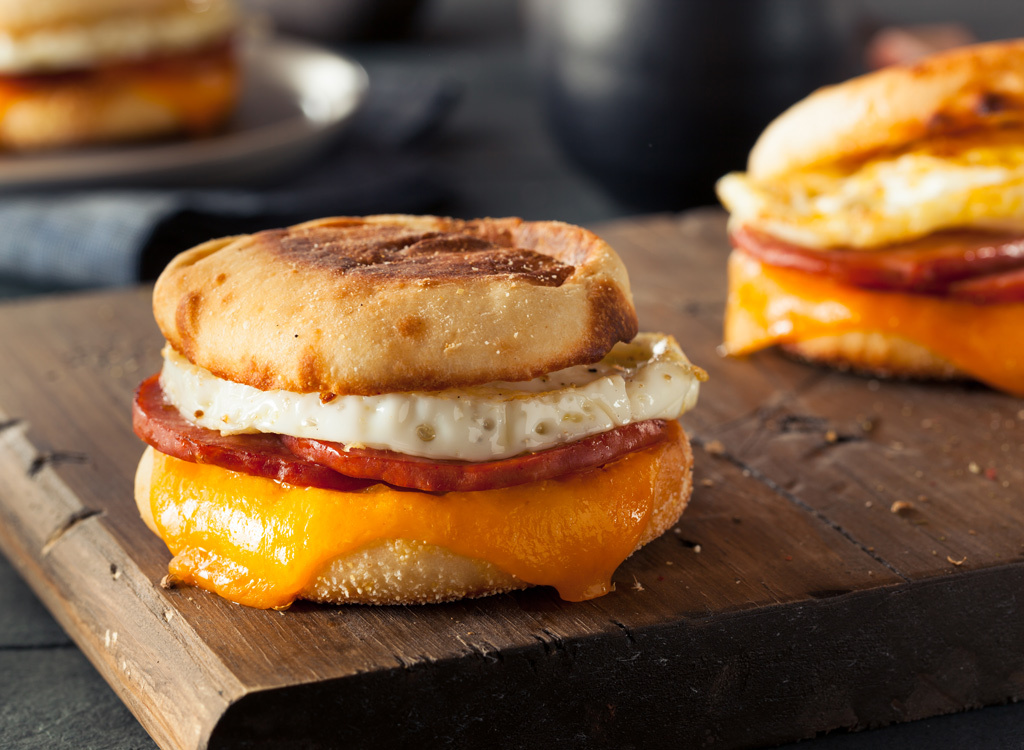 Breakfast sandwich