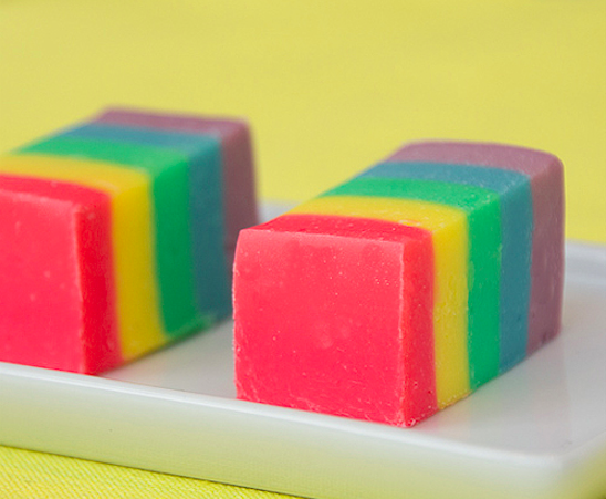 1. Rainbow Fudge