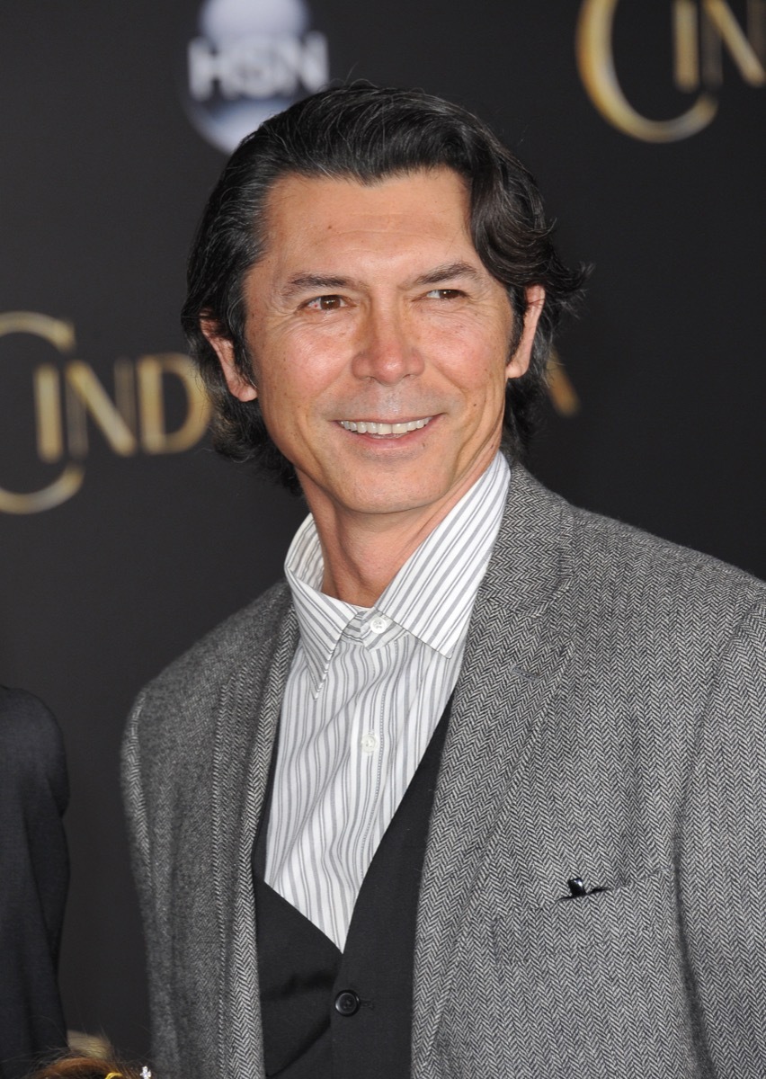 Lou Diamond Phillips on Cinderella red carpet