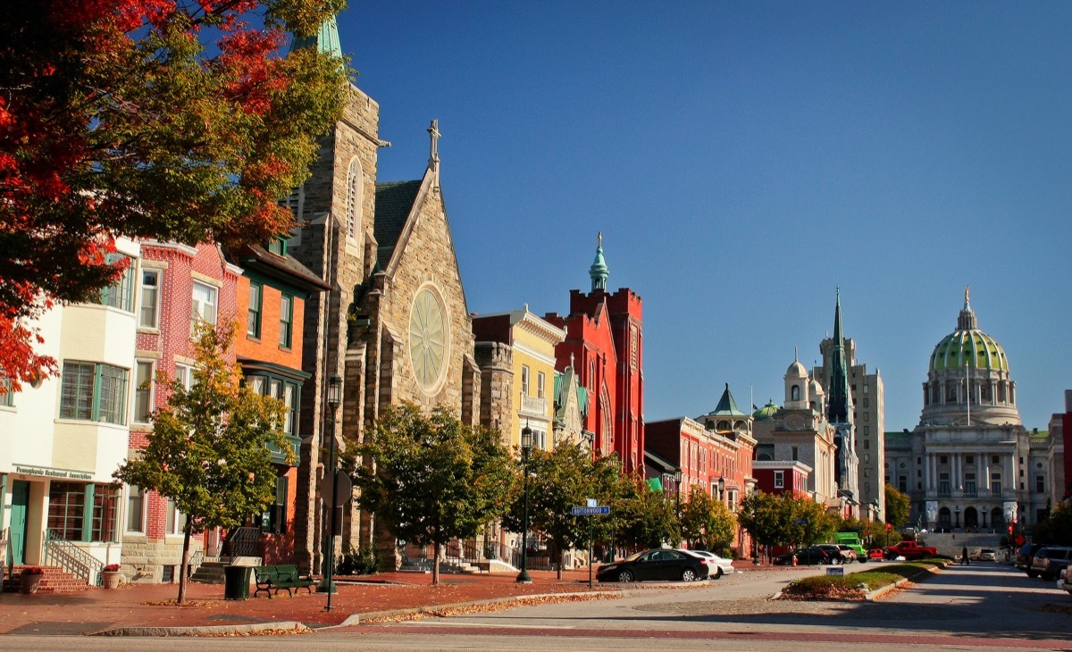 street view, Harrisburg, Pennsylvania