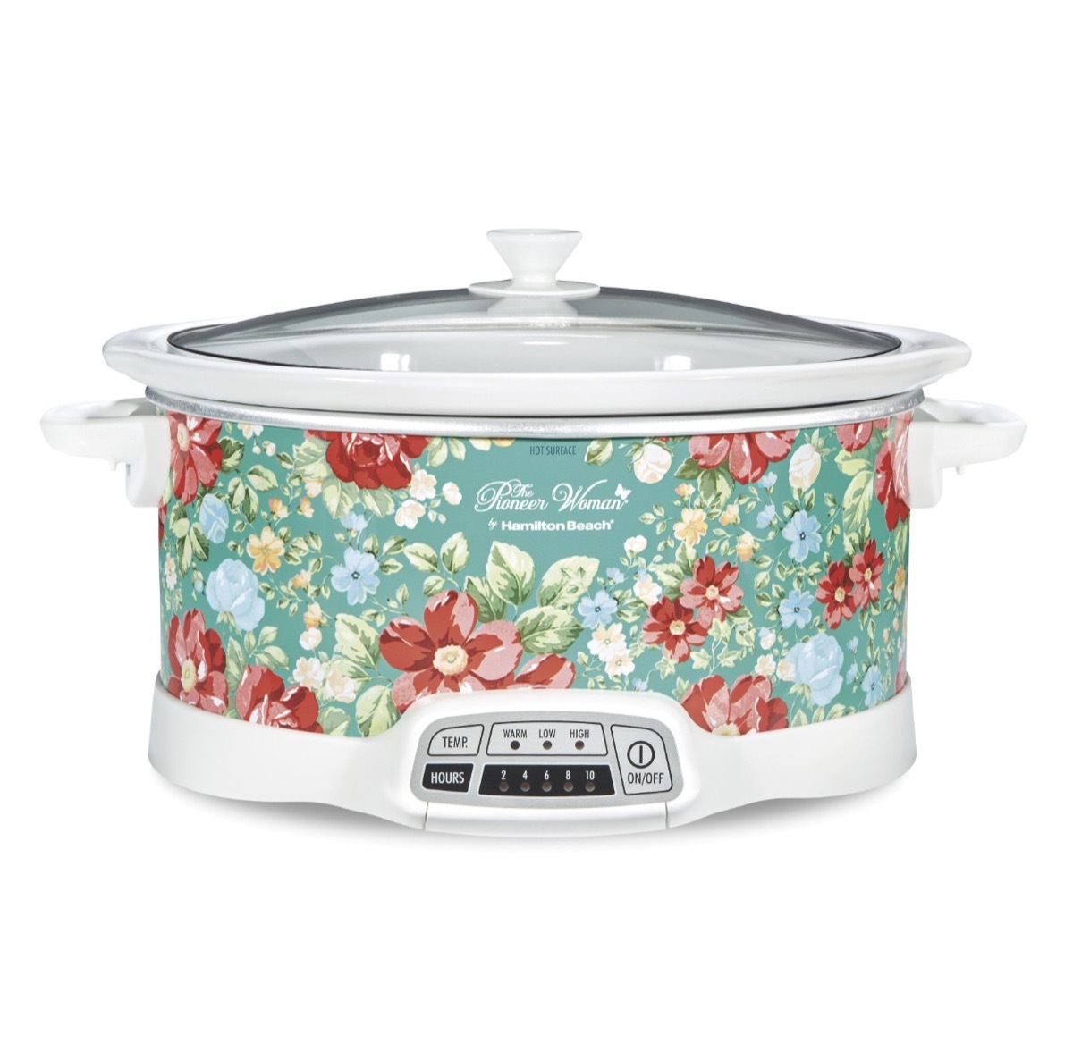 floral patterned slow cooker