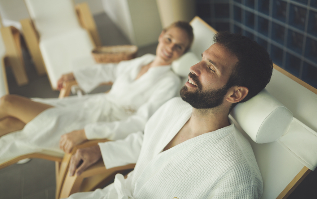 Couple Relaxing Together