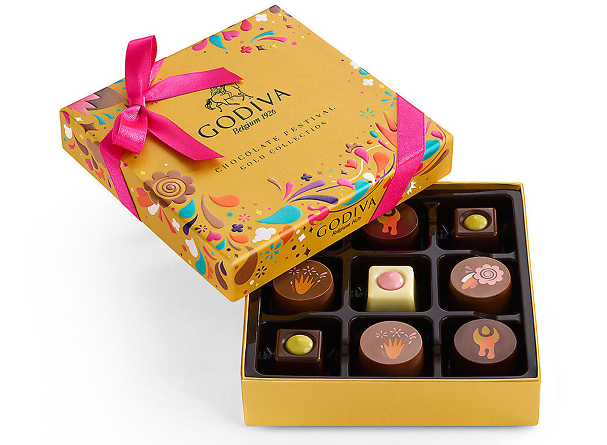 godiva festival chocolates box