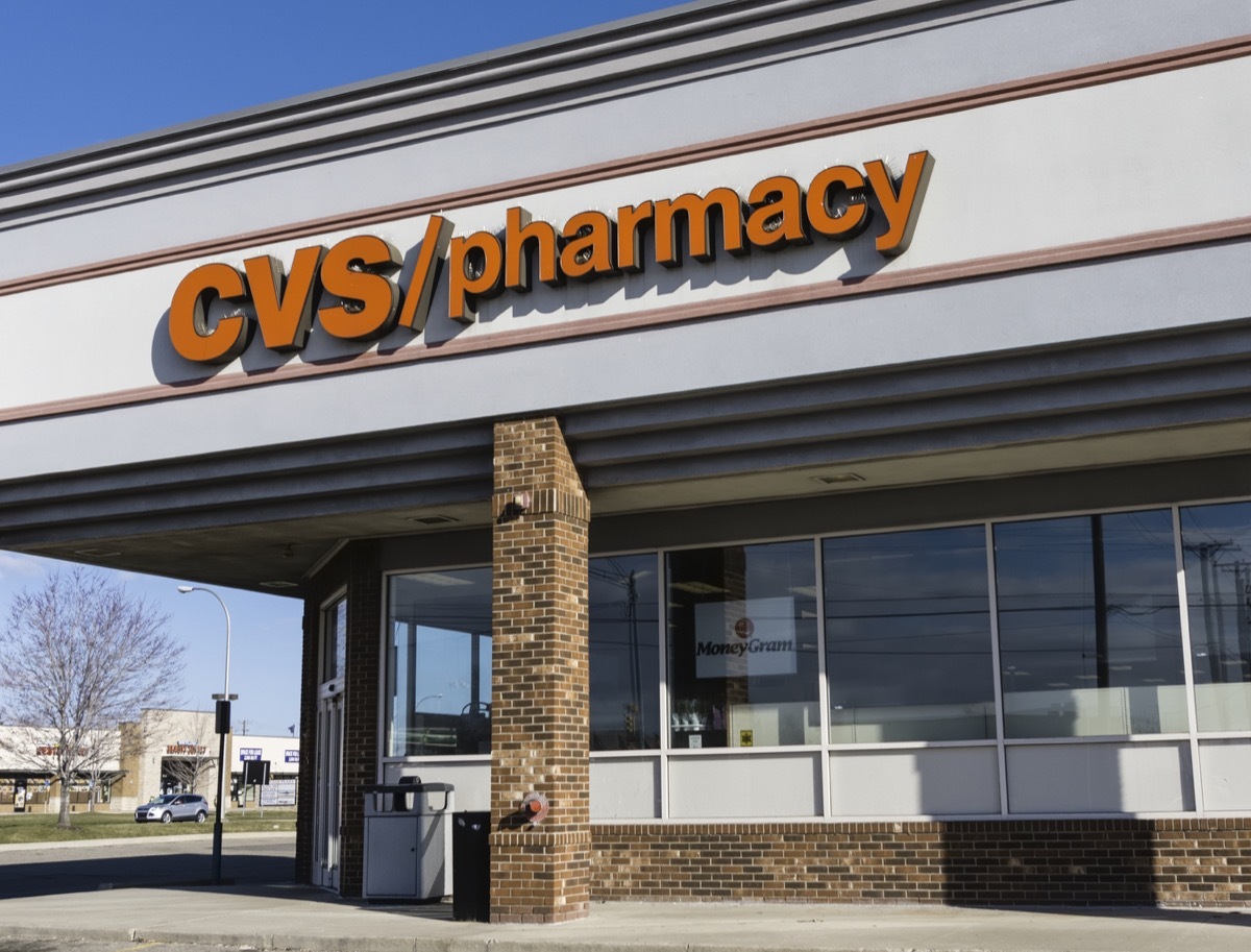 Troy, Michigan, USA - March 21, 2016: The CVS Pharmacy in Troy, Michigan. CVS is the second largest chain of pharmacies in the USA with over 7,000 locations.