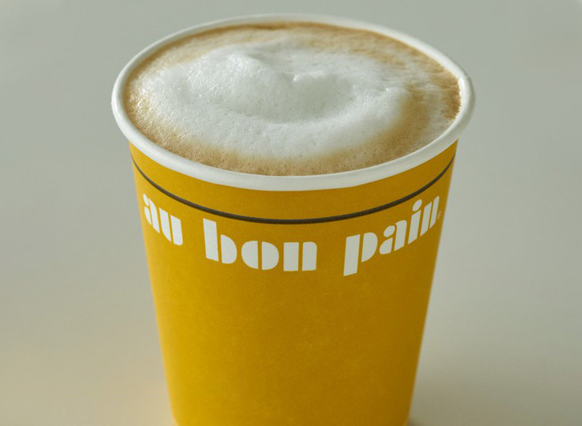 au bon pan mocha latte