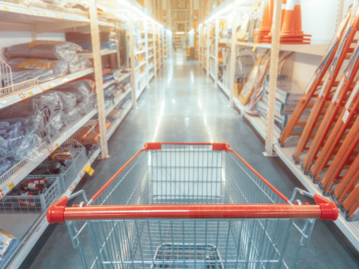 home depot shopping cart