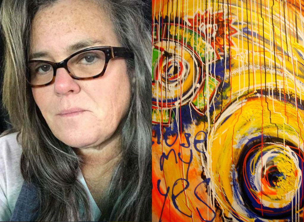 Rosie O'Donnell painting