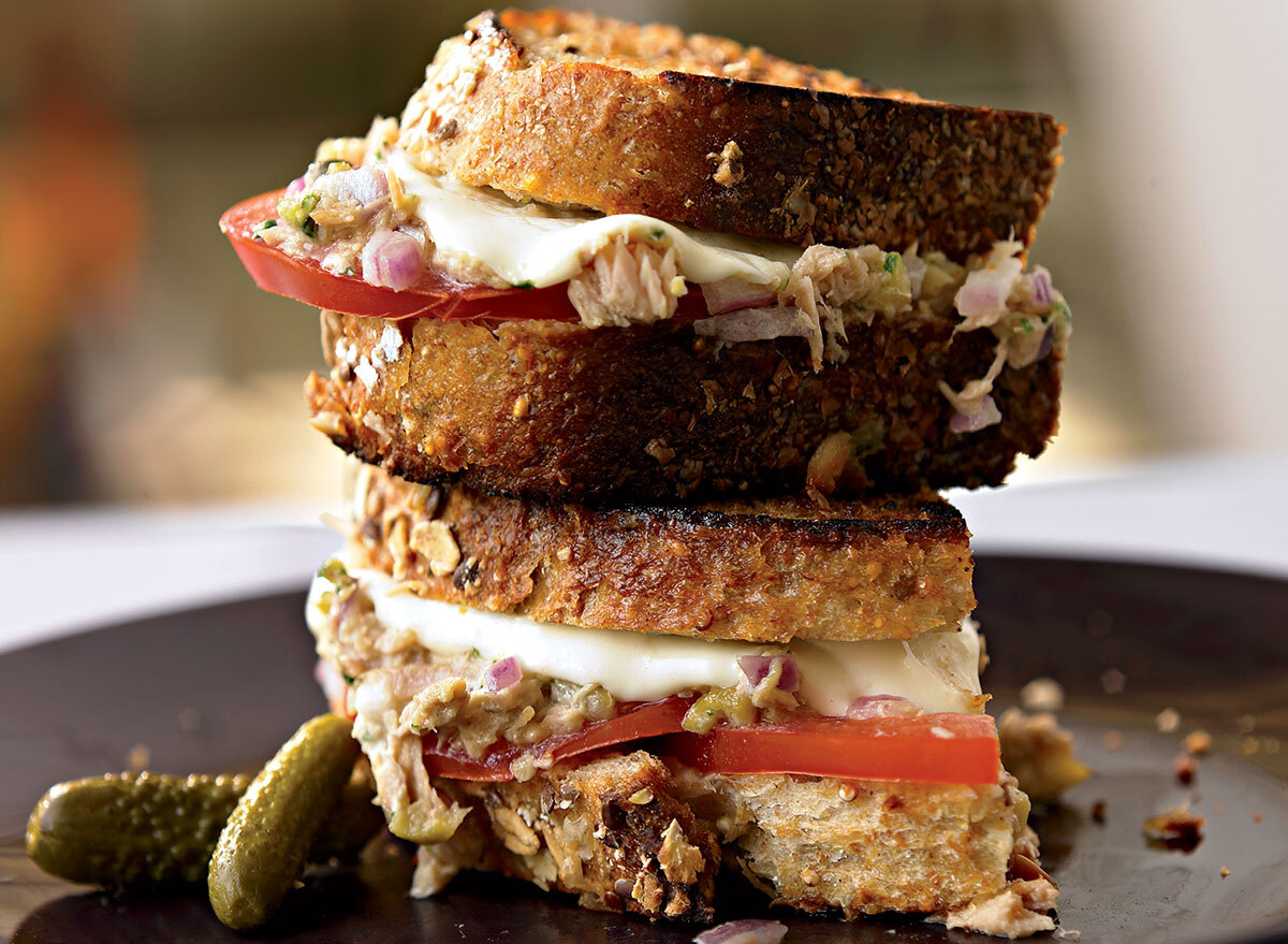 Healthy italian tuna melt