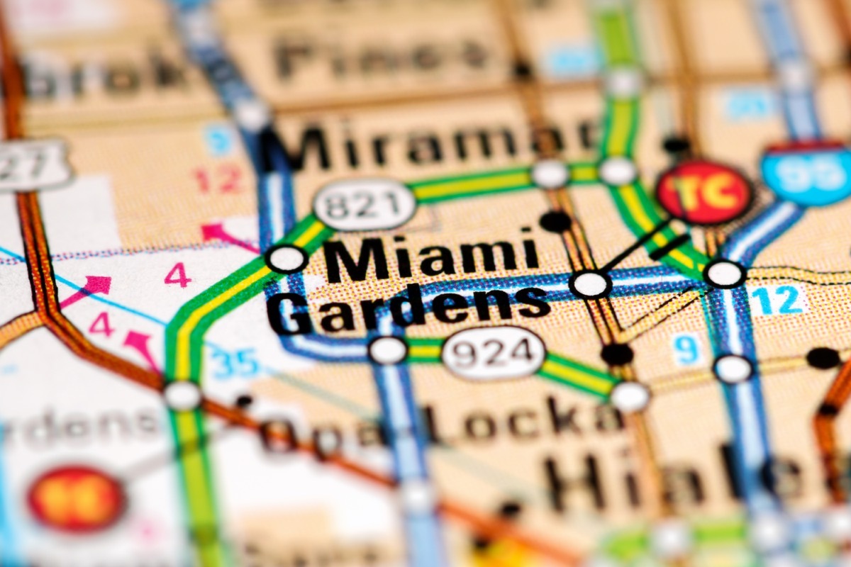 miami gardens map