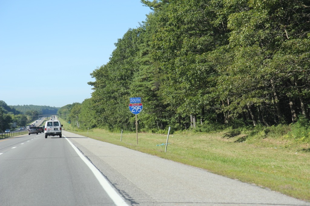 maine i295 busiest road in every state