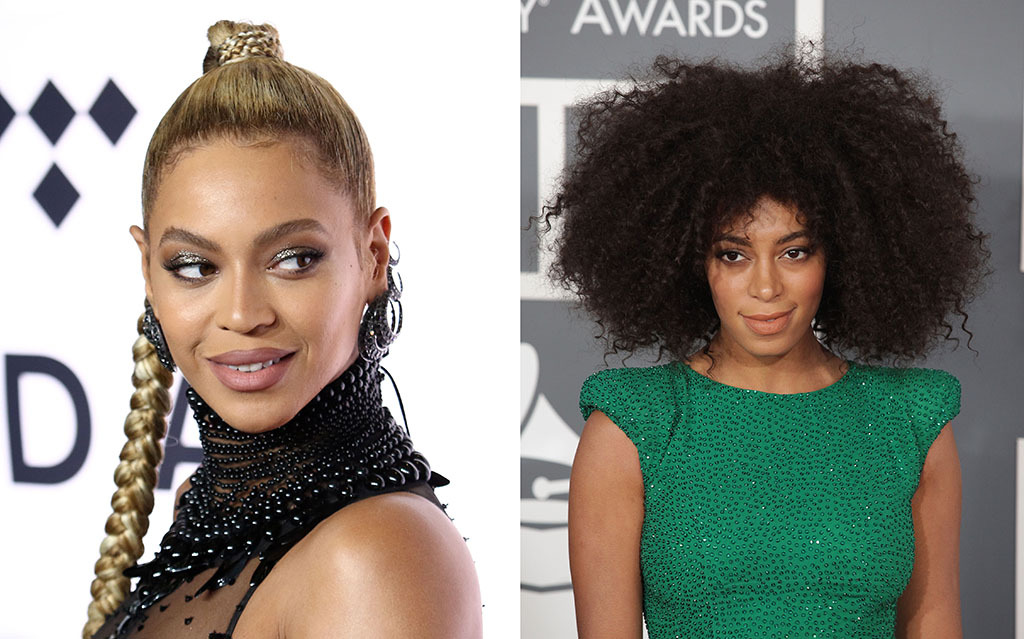 Beyonce and Solange Celebrity Siblings