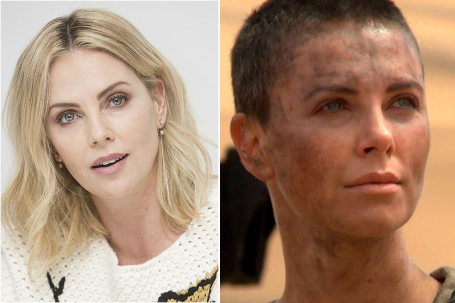 Charlize Theron | 15 Stars That Shaved Their Head And Rocked It | Her Beauty