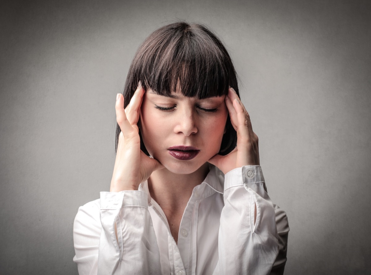 Young Woman Who is Stressed Out