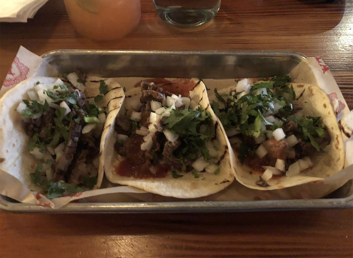 carne asada tacos