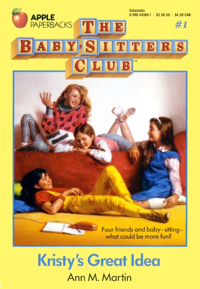 Babysitters Club, popular book series for 80s kids