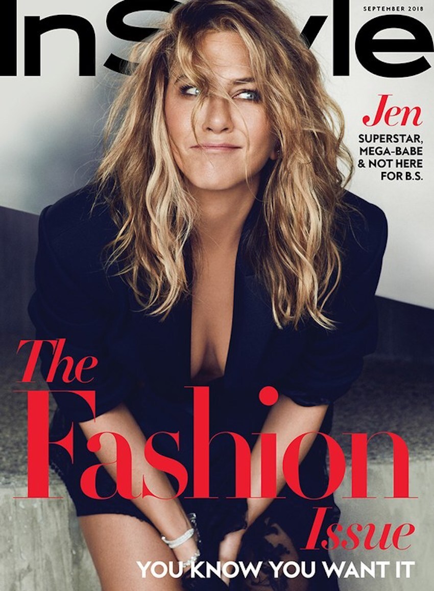 Jennifer Aniston on the September 2018 cover of 