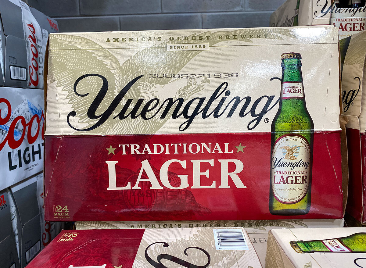 case of yuengling beer