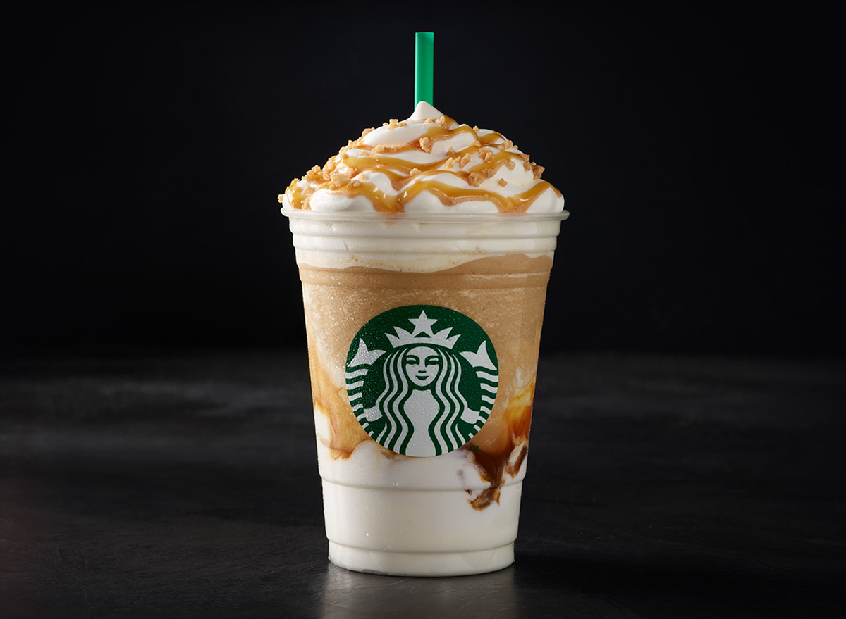 starbucks caramel ribbon crunch frappuccino