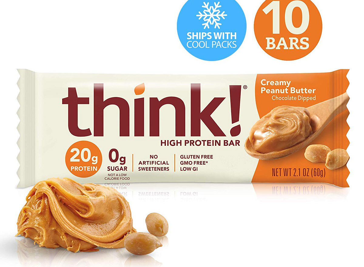 think protein bar peanut butter