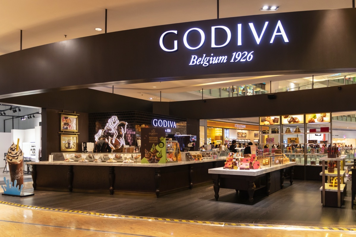 godiva store exterior