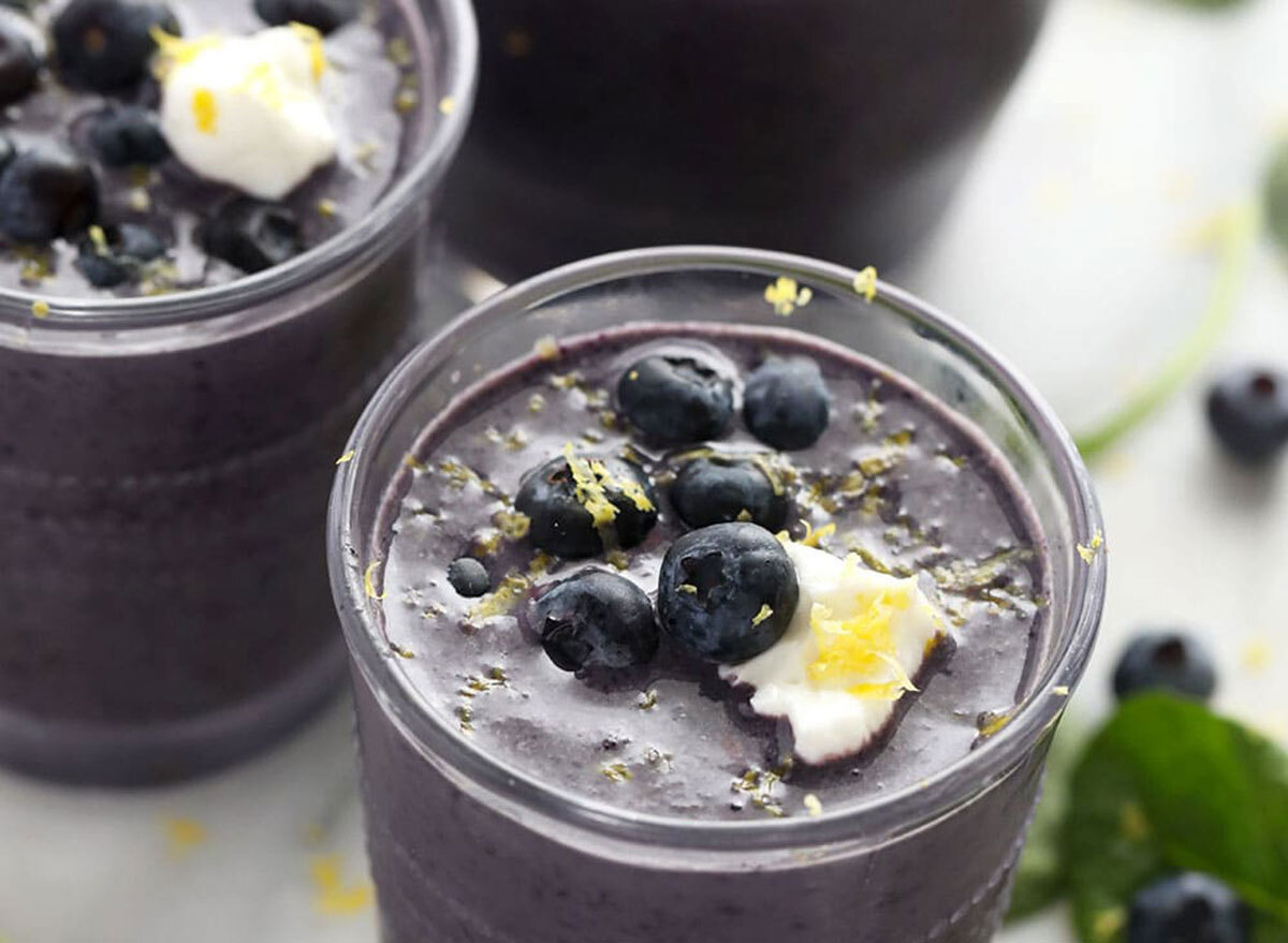 blueberry flax smoothie