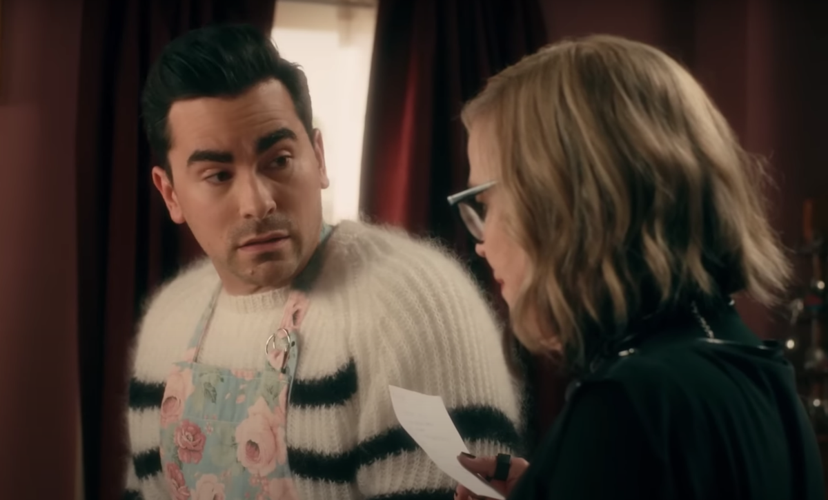 Daniel Levy and Catherine O'Hara on Schitt's Creek