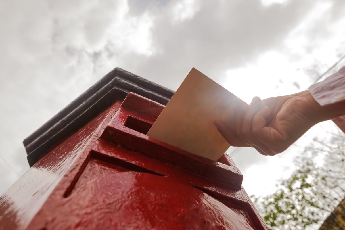 mailing a love letter