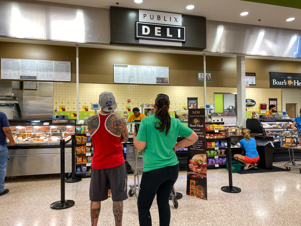 line at publix deli counter