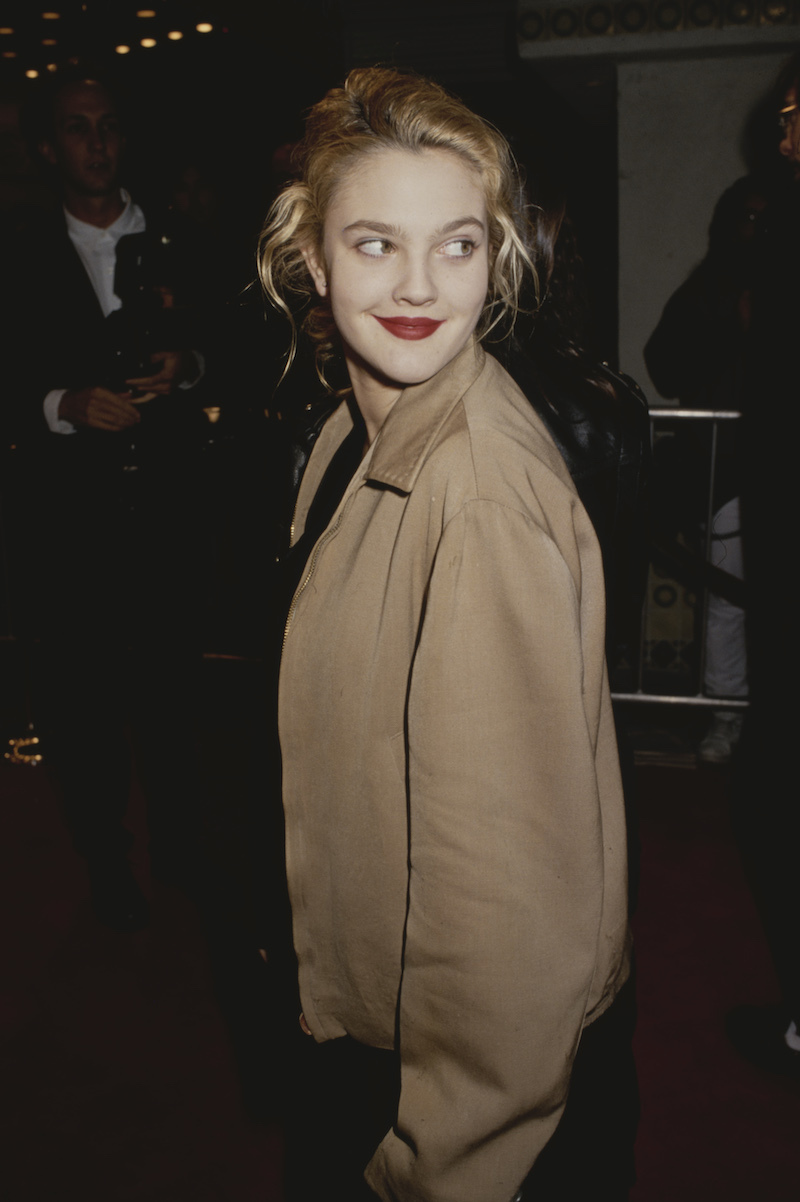 Drew Barrymore at the premiere of 