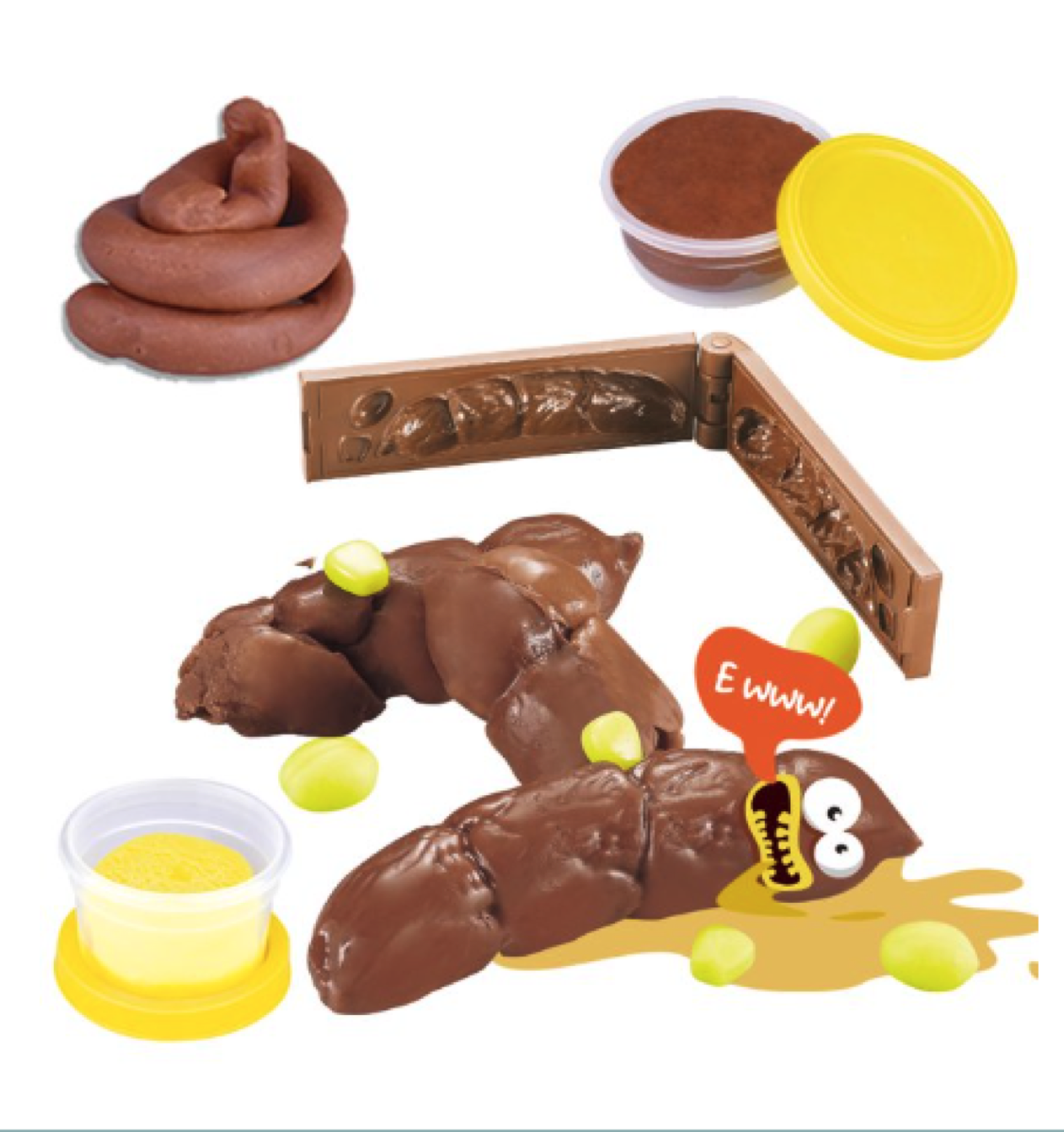 playdough poop toy