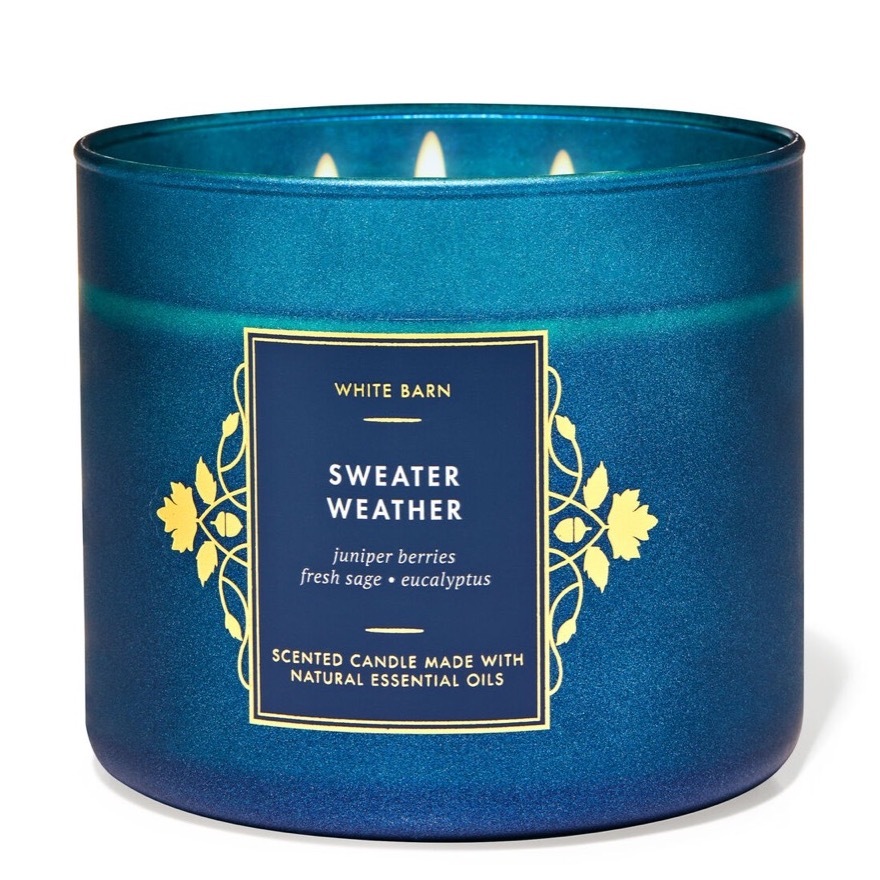 bath and body works sweater weather candle