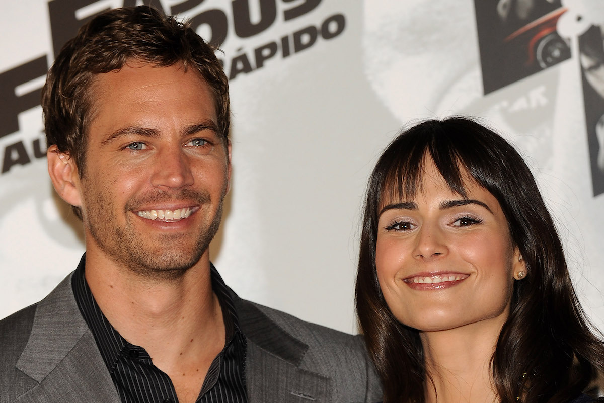 Actors Paul Walker and Jordana Brewster attend Fast and Furious photocall at the Santo Mauro Hotel on March 25, 2009 in Madrid, Spain.