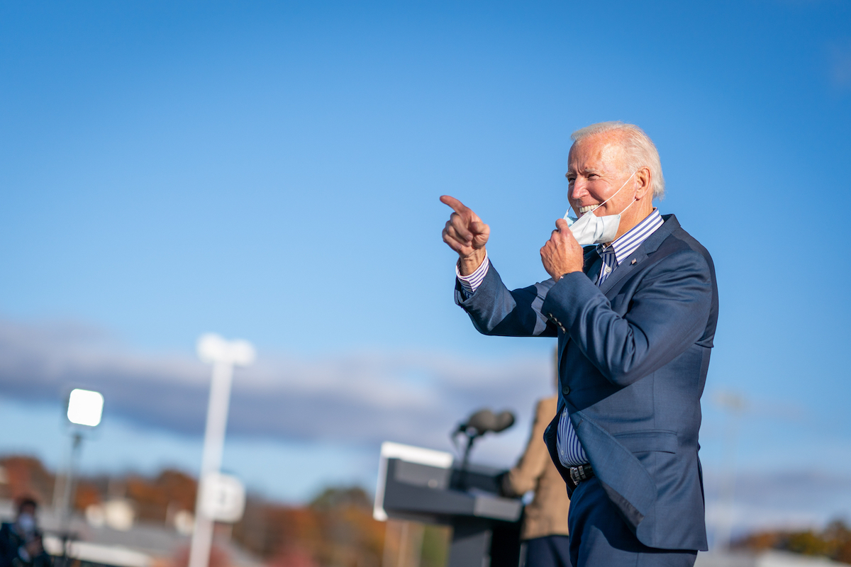 Joe Biden COVID mask