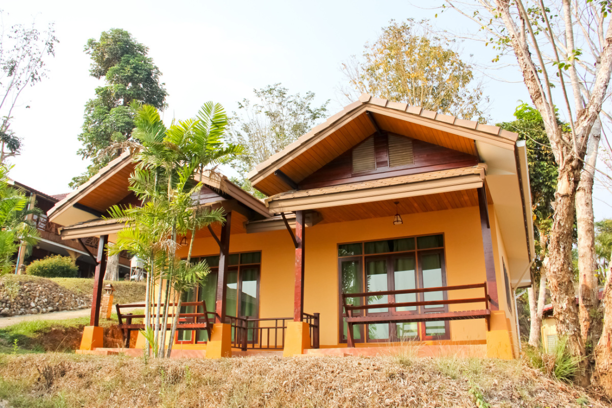 beautiful natural orange house